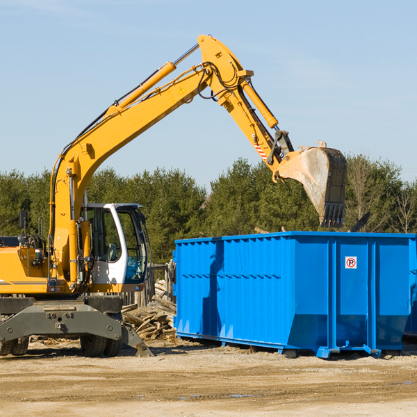 what happens if the residential dumpster is damaged or stolen during rental in Whalan MN